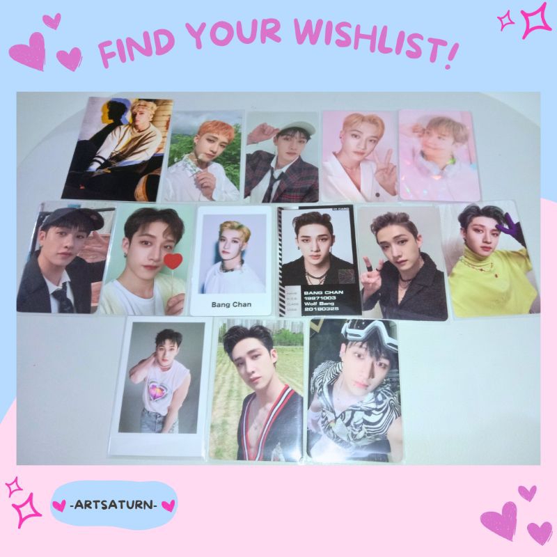 OFFICIAL STRAYKIDS BANGCHAN PHOTOCARD