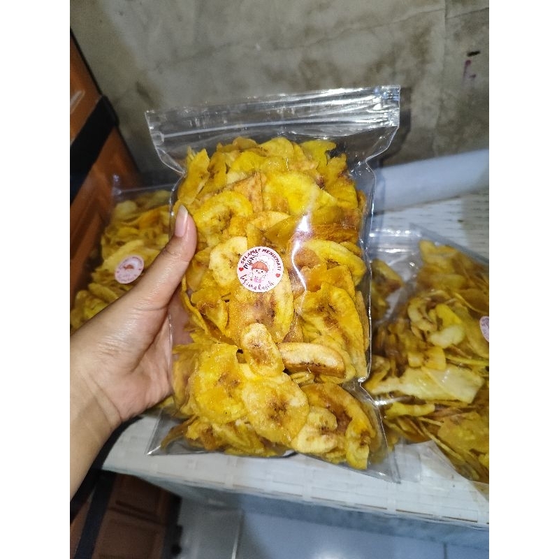 

kripik pisang kepok manis dan asin 1kg