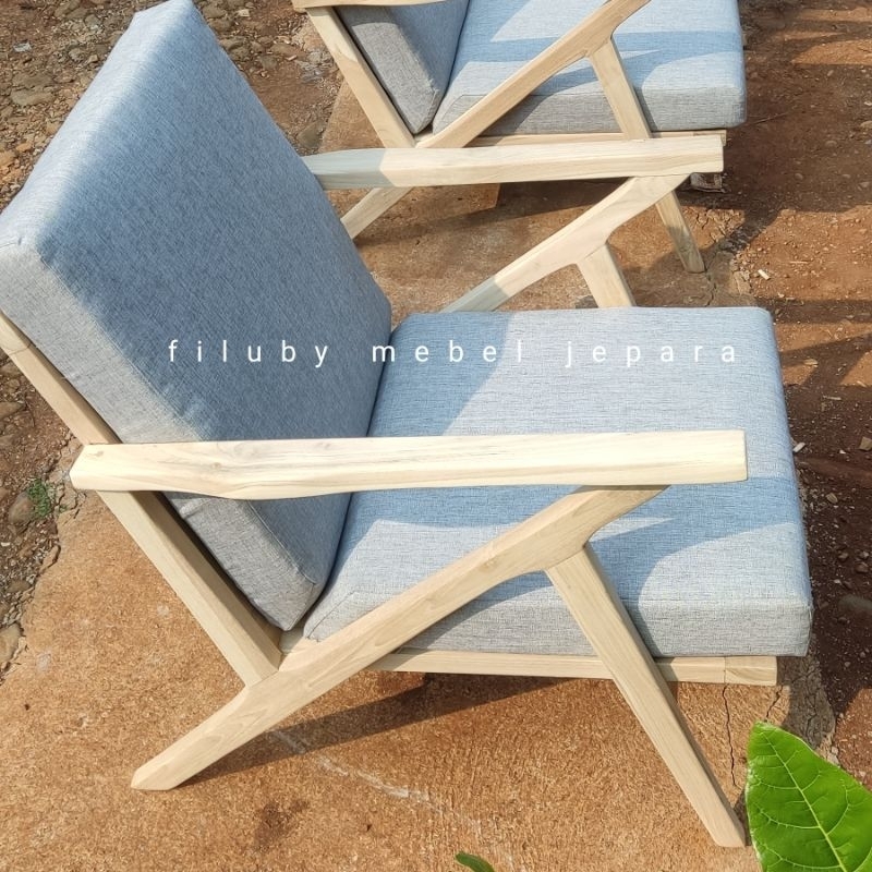 Kursi sofa kursi teras kursi tamu kursi cafe bleacing harga satuan