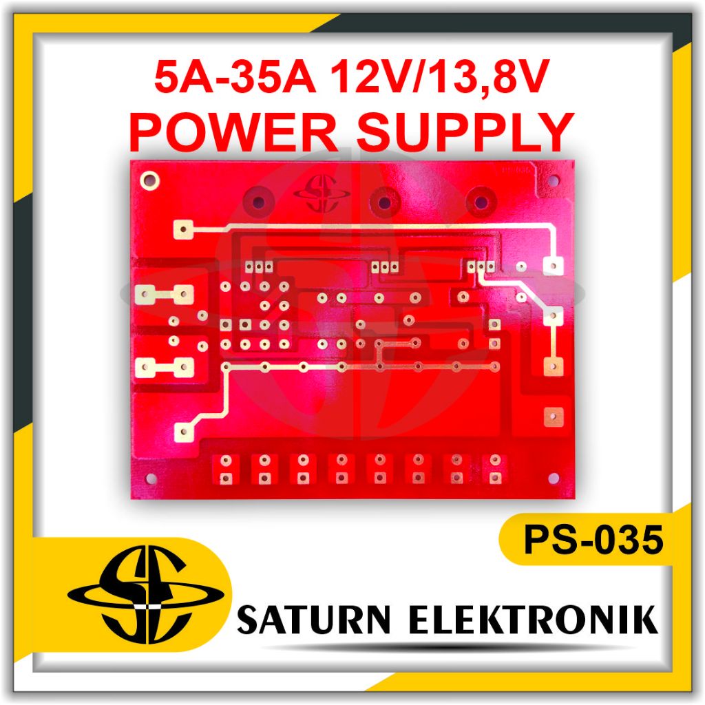 PCB POWER SUPPLY 5A-35A 12V atau 13.8V PS-035
