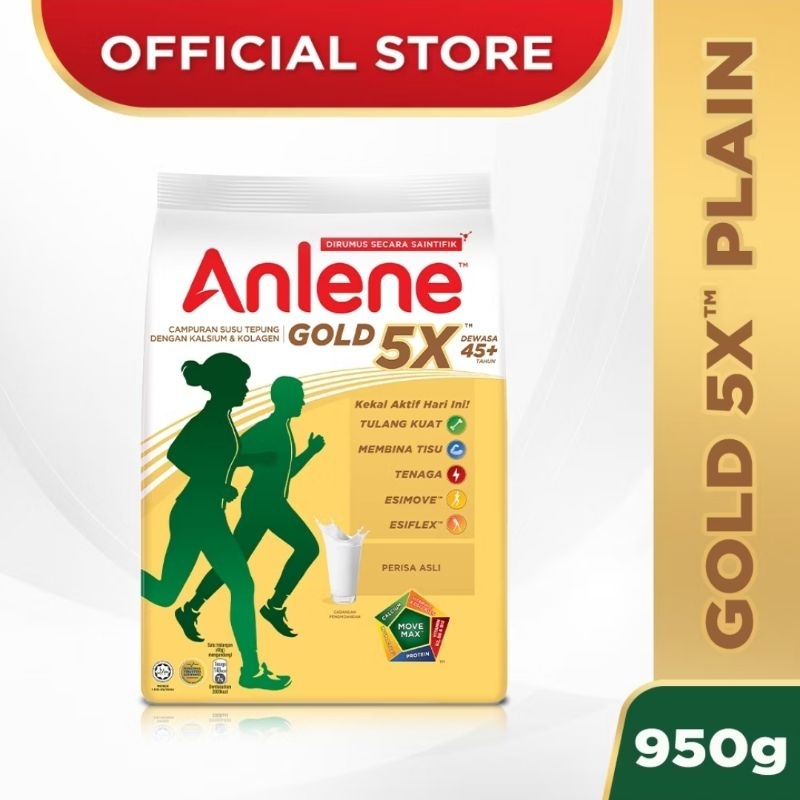 

Anlene Gold 5x 950g Import Malaysia Exp 02-2026