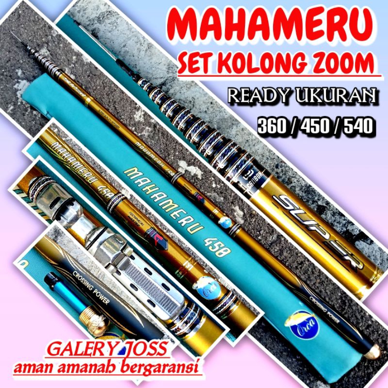 TEGEK KOLONG ZOOM ORCA MAHAMERU 360 450 540 SUDAH ZOOM PURUS Tegek carbon kaku ringan kuat
