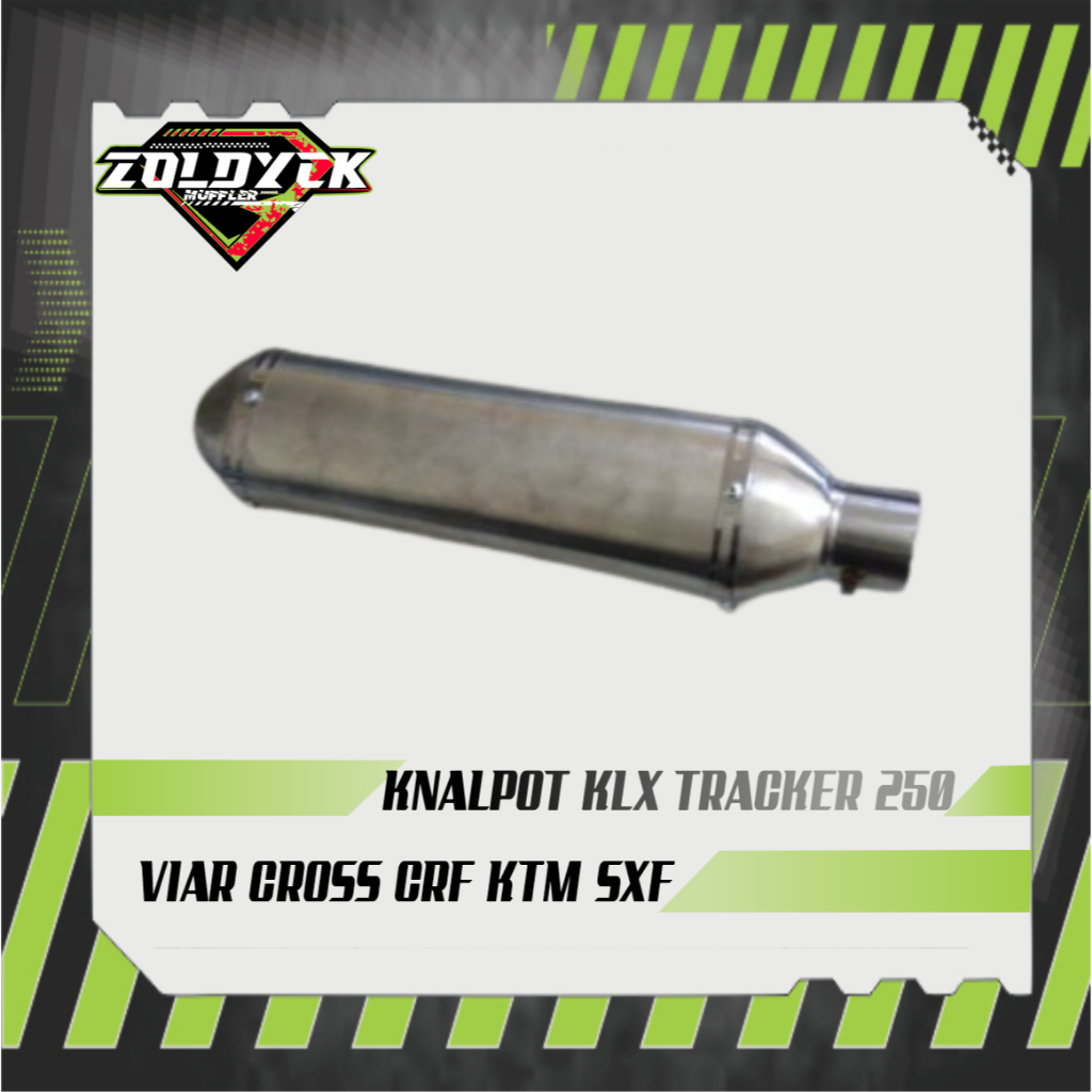 KNALPOT RACING KLX TRACKER 250 VIAR CROSS 250 CRF 230 KTM 250 SXF