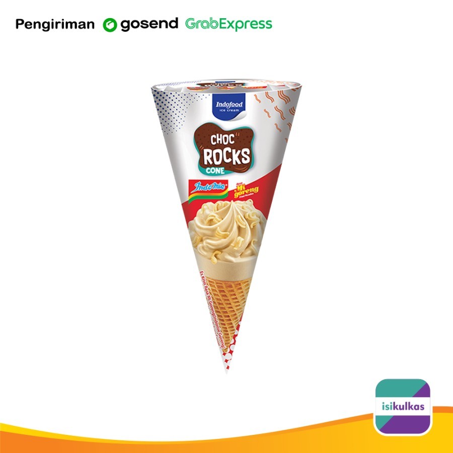 

Indofood Ice Cream Choc Rocks Cone Es Krim 1 Box isi 20
