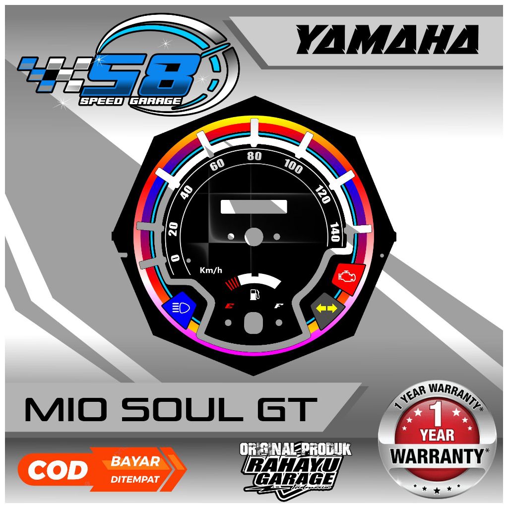 PAPAN SPEEDOMETER CUSTOM YAMAHA MIO SOUL GT