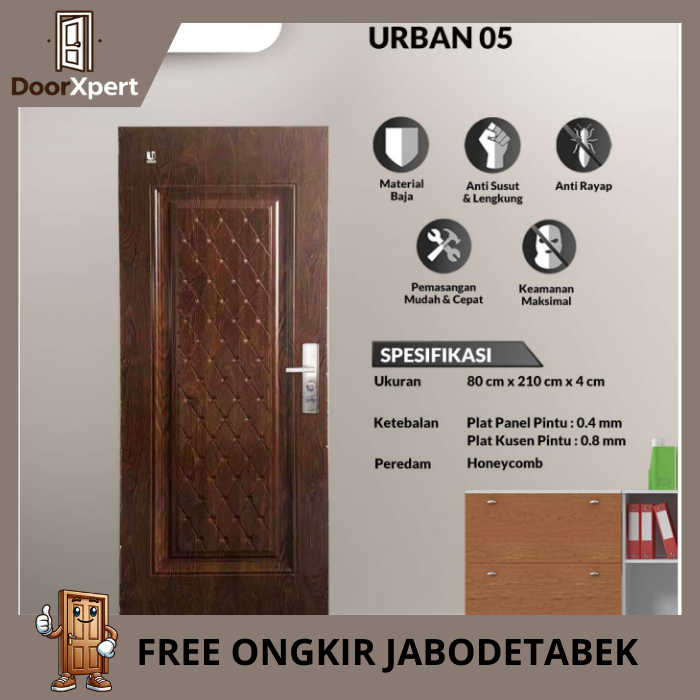 Pintu Kamar | Pintu Rumah Baja FORTRESS URBAN 05