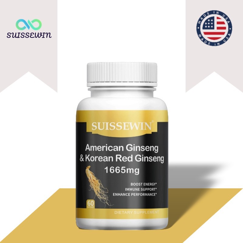 Ginseng Amerika & Ginseng Korea - Suplemen Vitalitas untuk Stamina dan Imunitas Kuat