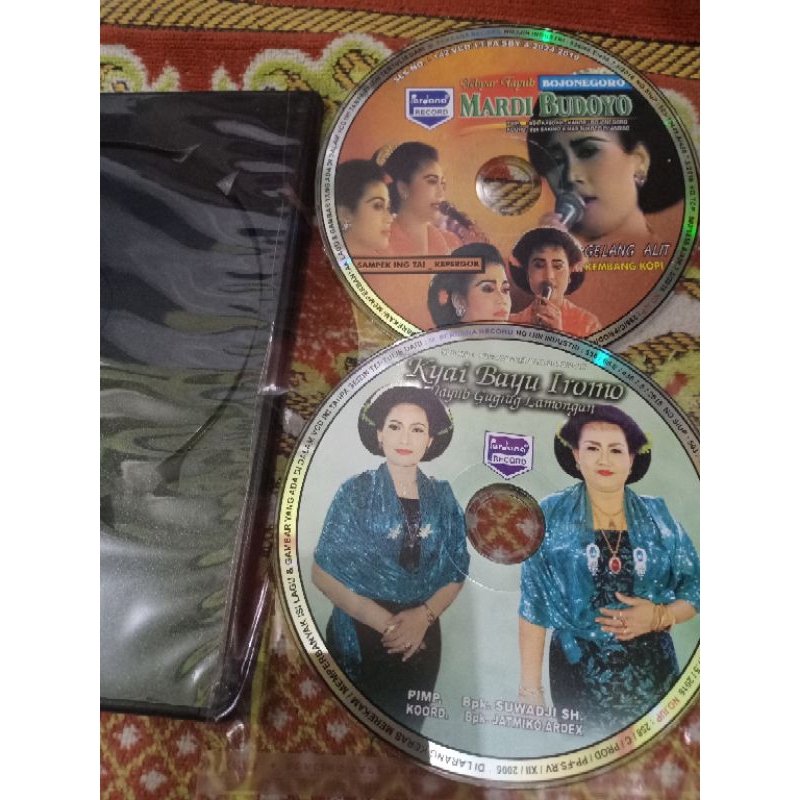 LASET VCD TAYUB MERDI BUDOYO & KYAI BAYU IROMO TANPA COFER BONUS BOX