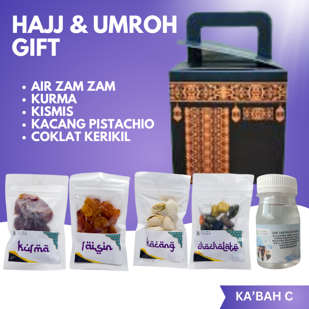 

Paket Oleh Oleh Haji & Umroh - Kurma,Kismis,Kacang Pistacio,Coklat Kerikil,Zam Zam,Dus Kabah - Buah Tangan Lengkap
