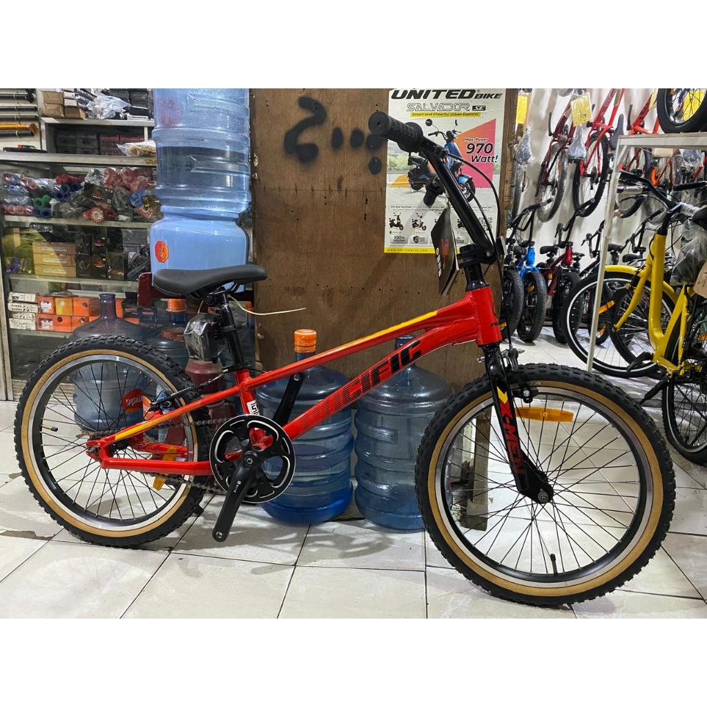 PACIFIC X-MAN X-MEN ALLOY 2.0 20" Sepeda BMX RACE Casual Anak Cowok Laki Ban 20 X 2.125 ALUMUNIUM AN