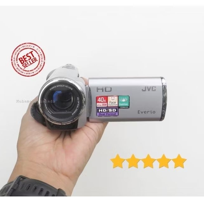 Handycam JVC GZ HM 30SAG 30 SAG HM30 SAG FullHD Video HDMI 40x OpticalZoom Silver Murah