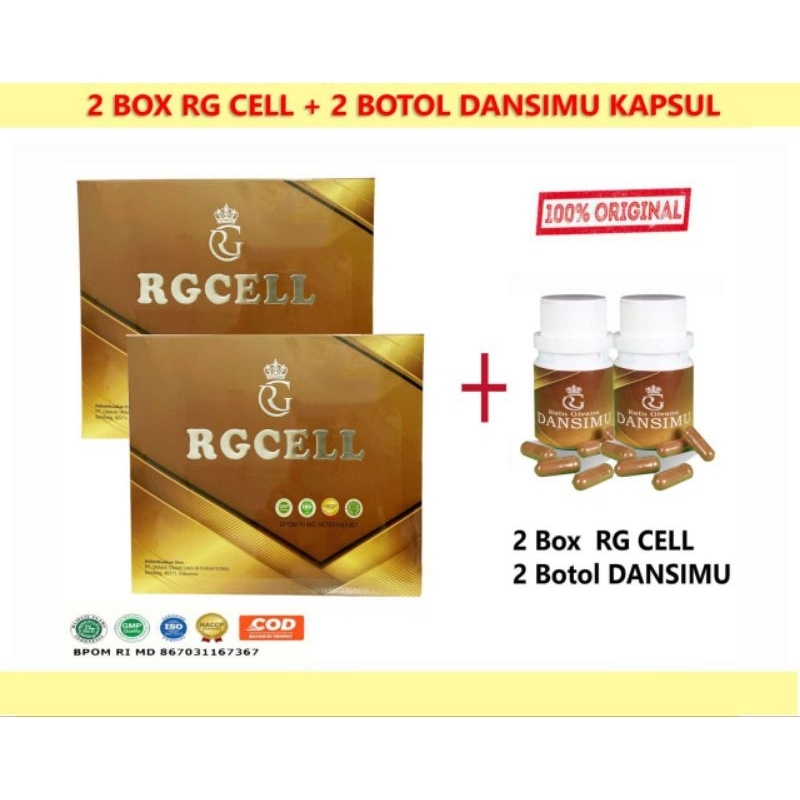 Paket 2 box RG Cell + Bonus 2 botol Dansimu
