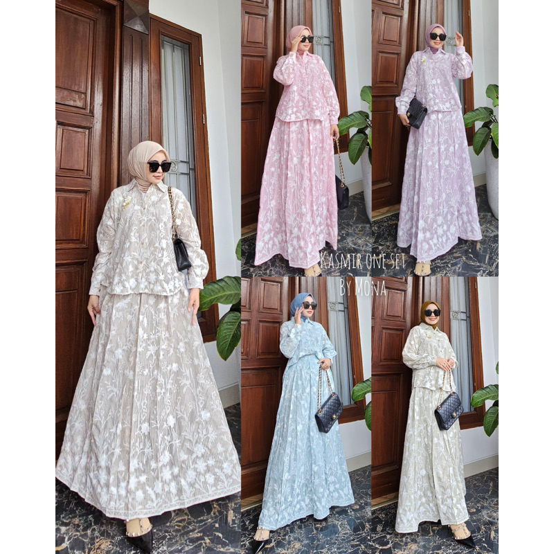 KASMIR ONE SET BY MONA SYAR’I