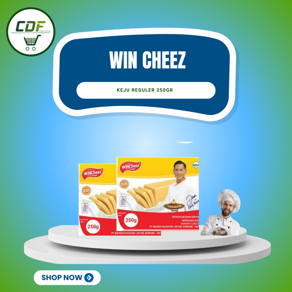 

WIN CHEEZ Keju Reguler 250gr