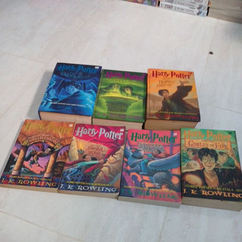NOVEL HARRY POTTER SET 1-7. ORIGINAL