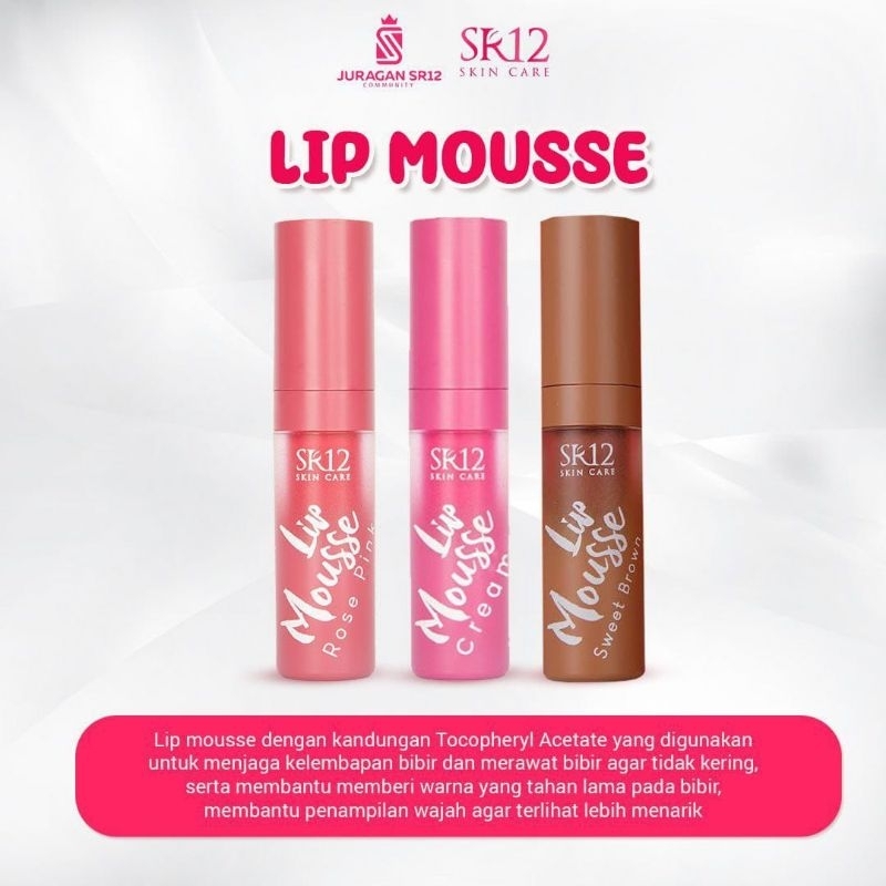 lip mousse Sr12 lengkap