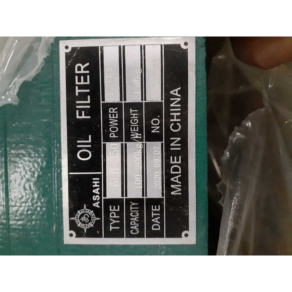 Mesin filter press / Oil Press Filter / Mesin filter Press 6LB-350