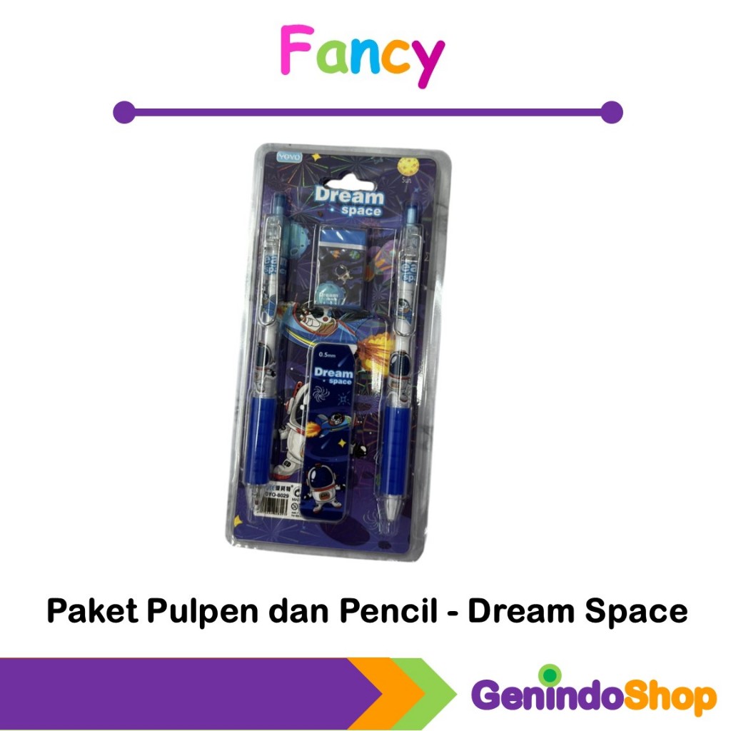 

Paket Alat Tulis Lucu Dream Space