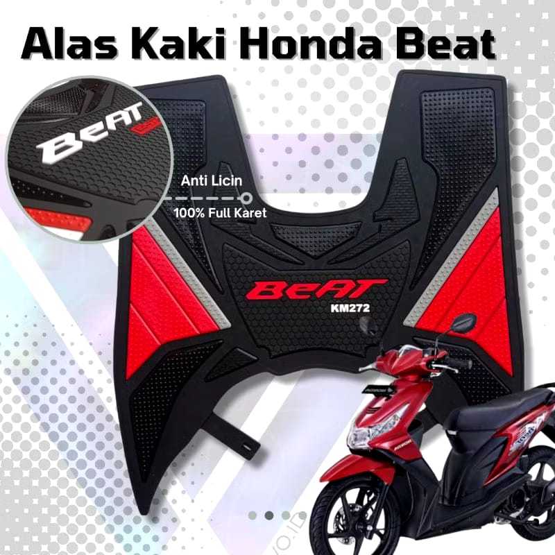 Aksesoris Karpet Motor HONDA BEAT KARBU 2008 SD 2012/ Pijakan Kaki Motor BEAT KARBU 2008 SD 2012