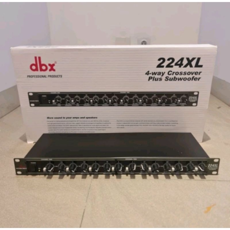 Crossover 4 Way DBX 224XL + Subwoofer