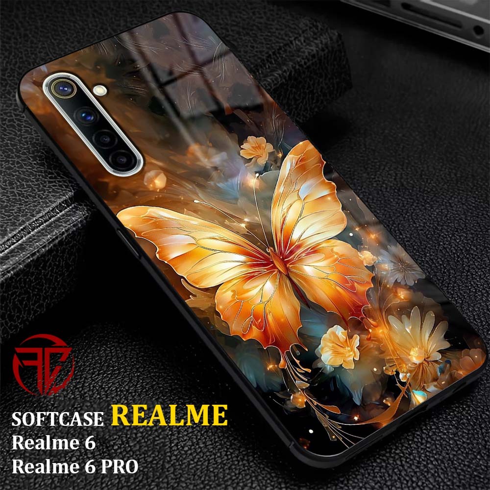 [AM51] Softcase Kilau Realme 6 | 6s | 6 PRO | Case Glossy Kesing Silikon Kaca Mika Pelindung Kamera 