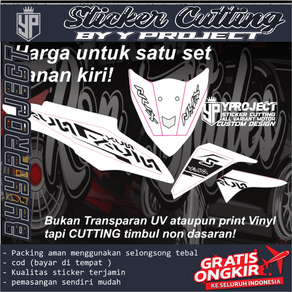 BEAT CUTTING STICKER STRIPING VARIASI BEAT FI 2013-2015 STRIPING VARIASI BEAT F1 STIKER BEAT FI