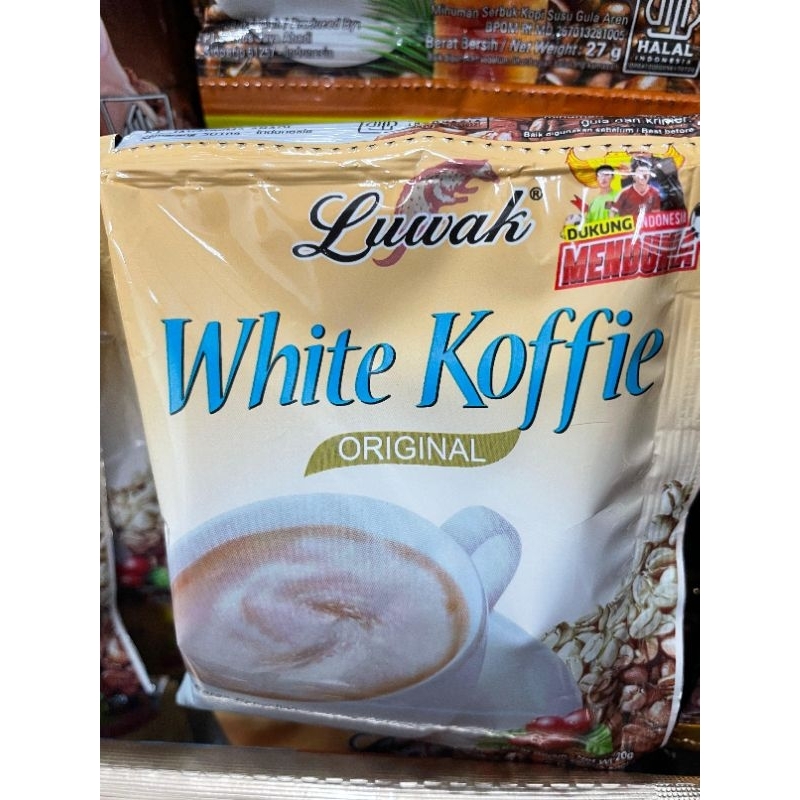 

Kopi Luwak White Coffe original 20gr Renceng