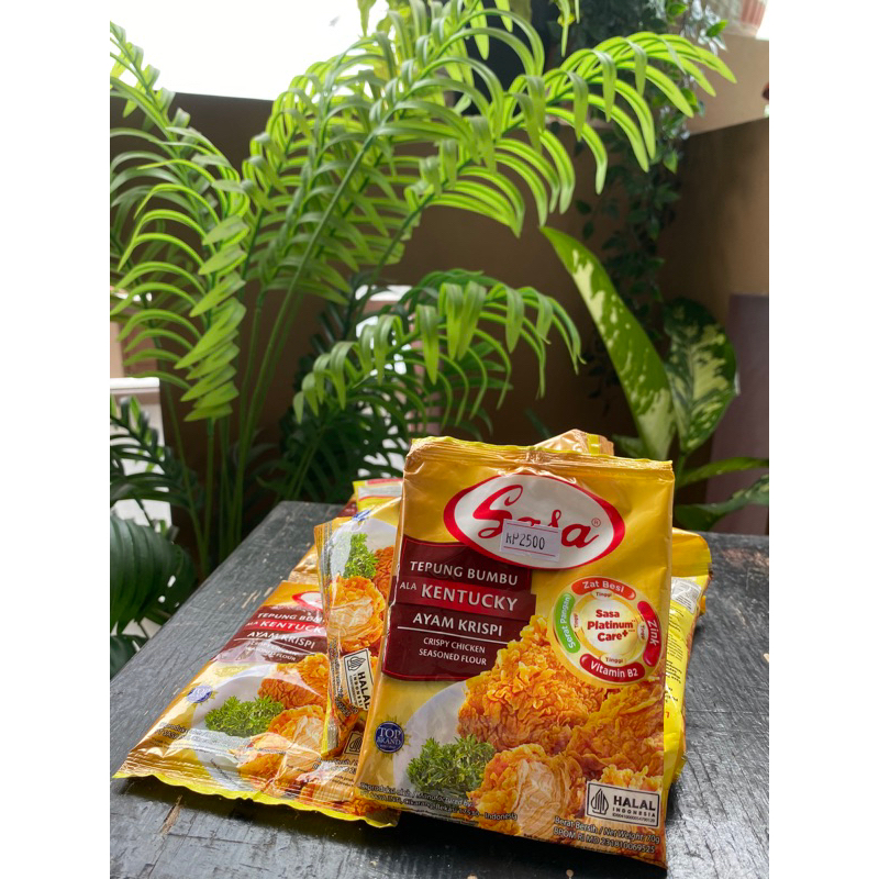 

TEPUNG BUMBU SERBAGUNA / TEPUNG BUMBU KENTUCKY / TEPUNG BUMBU SASA / TEPUNG SASA / TEPUNG BAKWAN / TEPUNG PISANG GORENG