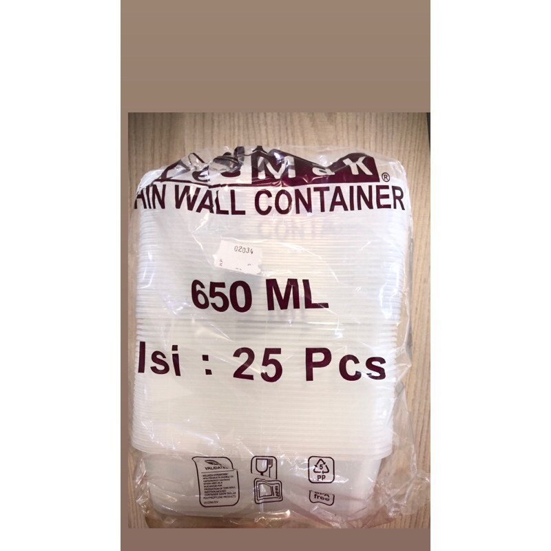 DM - Thinwall container 650Ml