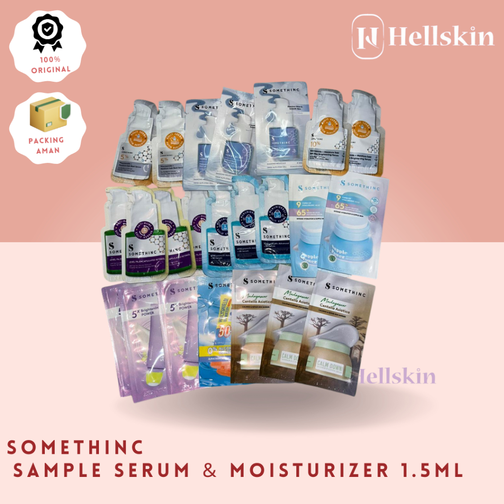 SOMETHINC - Sample Serum & Moisturizer 1,5ml NEW ORIGINAL