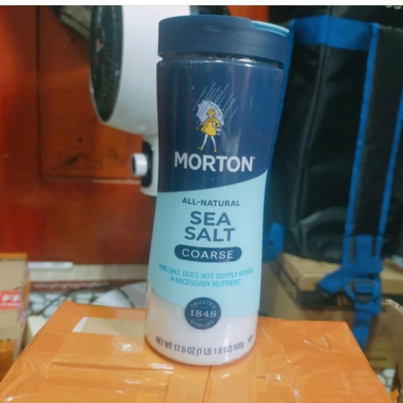 

morton sea salt coarse garam laut kasar 500gr