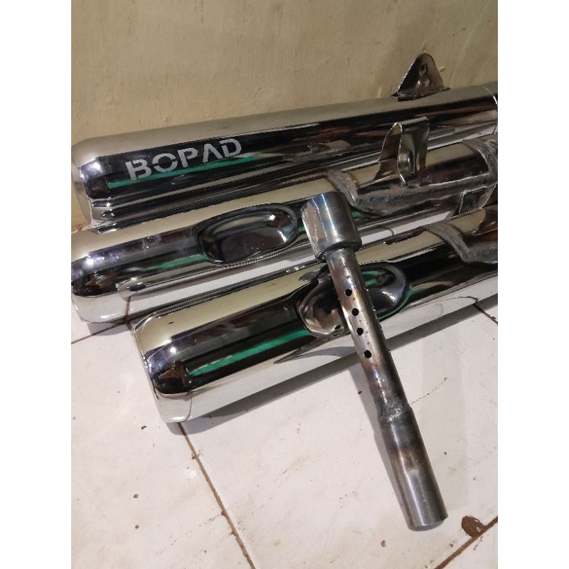 knalpot bobokan BOPAD bonus saringan GRT K7031