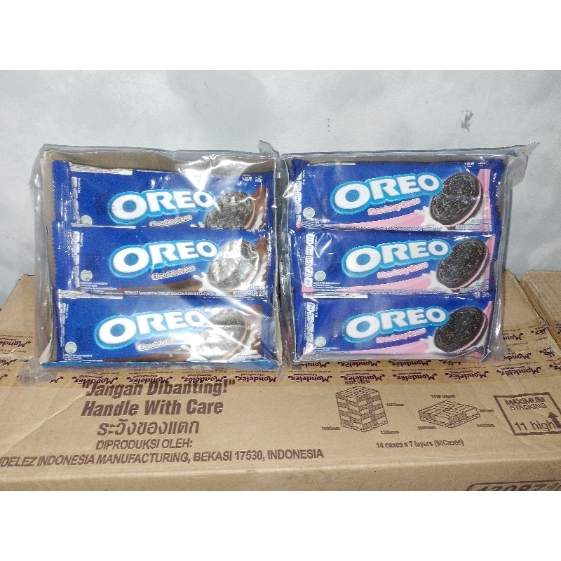 

Oreo 27,6 gram 12 pcs (cokelat dan strawberry)