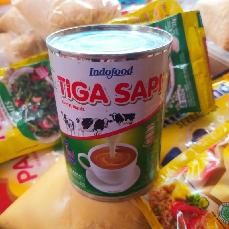 

TIGA SAPI SUSU KRIMER KENTAL MANIS Indofood 490gr