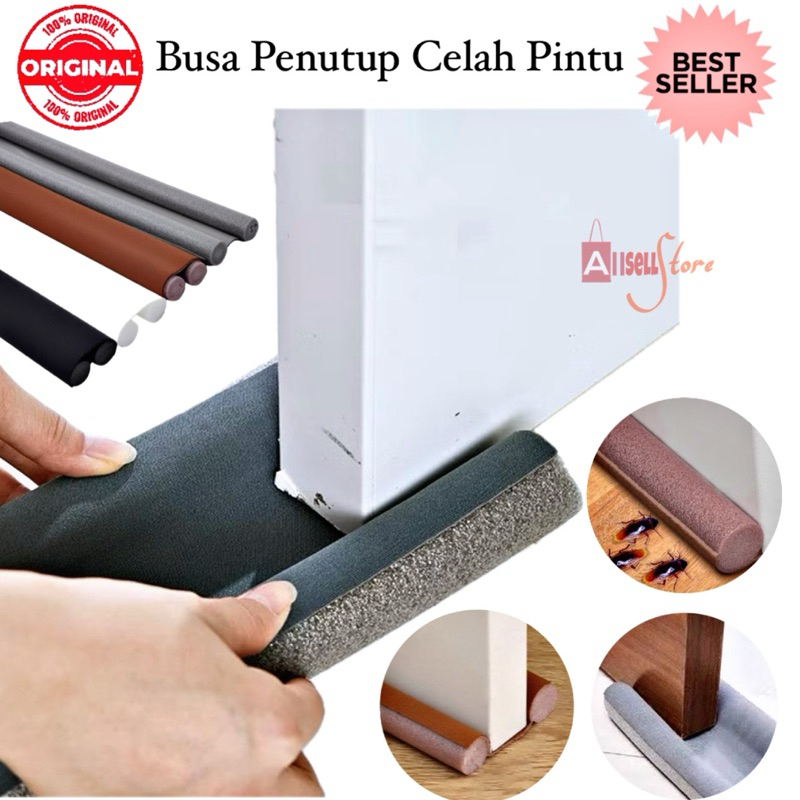 (BISA COD) PROMO Busa Penutup Celah Lubang Bawah Pintu Penghalang Anti Debu Anti Serangga Anti Kecoa
