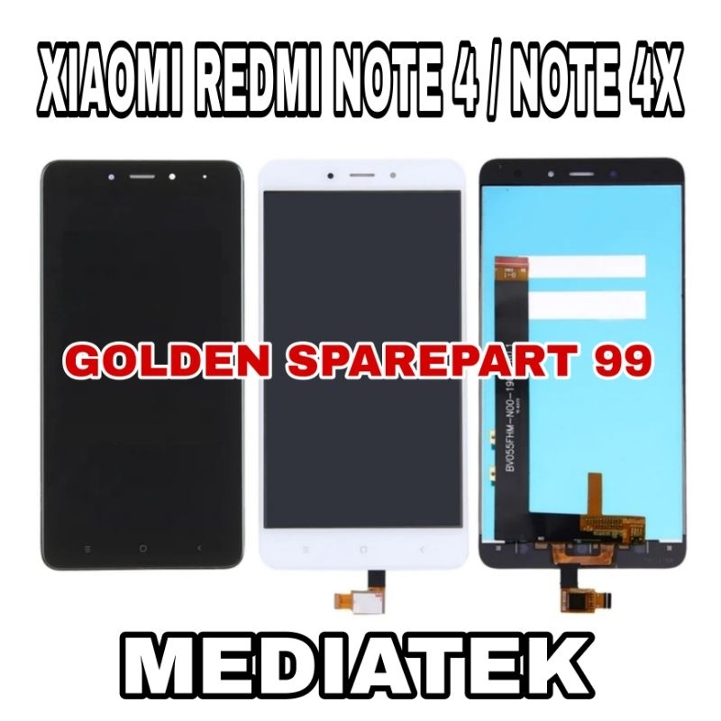 LCD + TOUCHSCREEN XIAOMI REDMI NOTE 4 / REDMI NOTE 4X MEDIATEK ORIGINAL