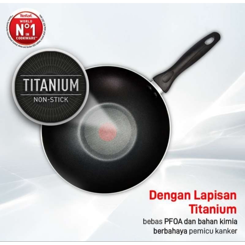 Tefal Cook and Clean Wokpan 28cm / wajan penggorengan Tefal