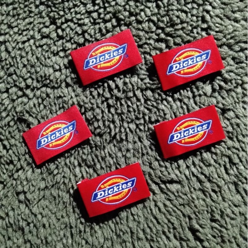 Patch Label Bordir Dickies Red