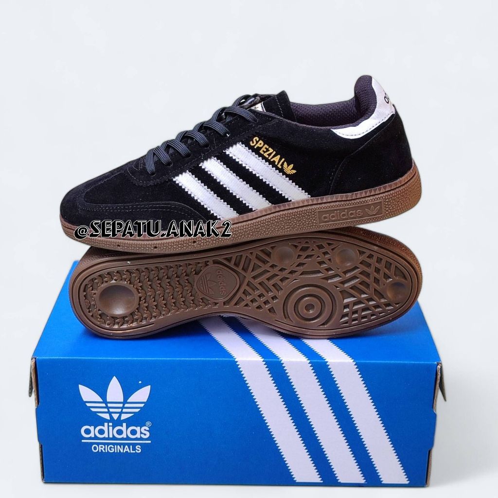 Sepatu Casual Pria Wanita Sneakers Ad*das Spezial Hitam Sepatu Outfit Kuliah Cewek Cewok Premium Qua