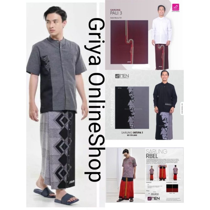 Sarung Rabbani Palestine, Geopa 4 Hitam Abu dll by Rabbani Ori