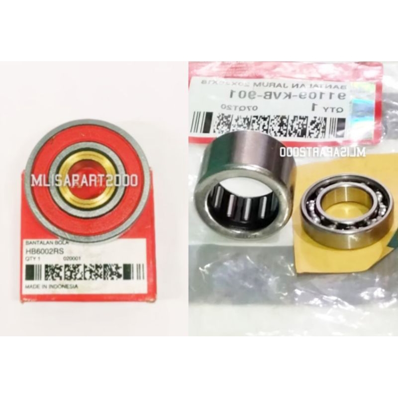 Bearing bak CVT Kuningan+Bearing pulley+laher bambu Vario 125 fi old Vario 125 esp LED Vario 125 New