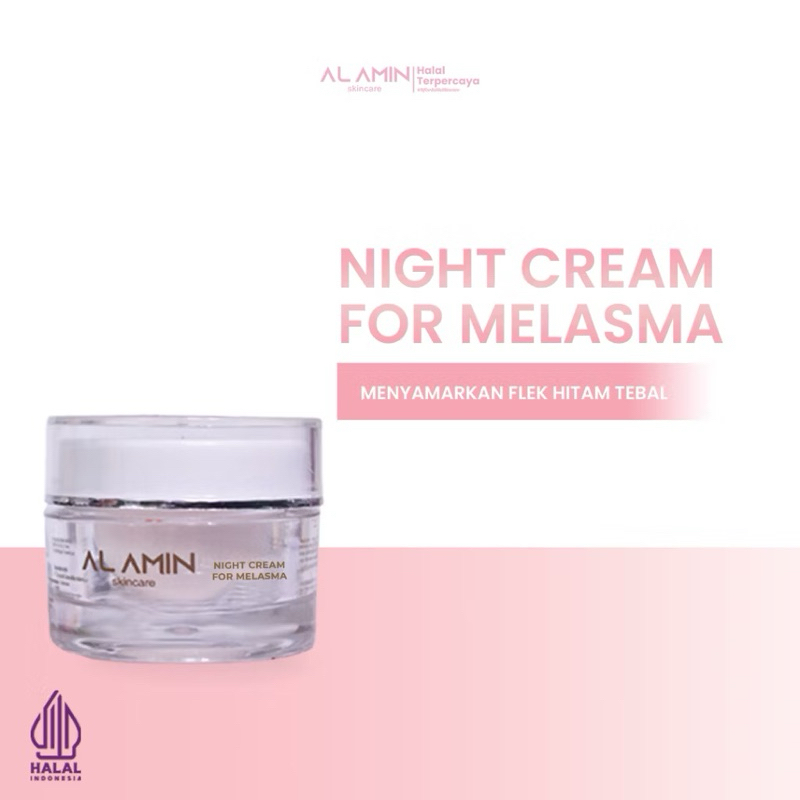 MB PLUS Alamin Skincare - Krim Malam Flek Hitam Melasma