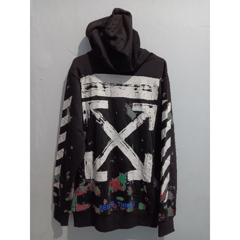 XXX SOLD XXX hodie zip off white galaxy multicolour original 100%