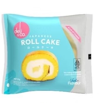 

DEILI N CO JAPANASE ROLL CAKE VANILLA, CHOCOLATE, CHOCOMINT isi 3 PCS