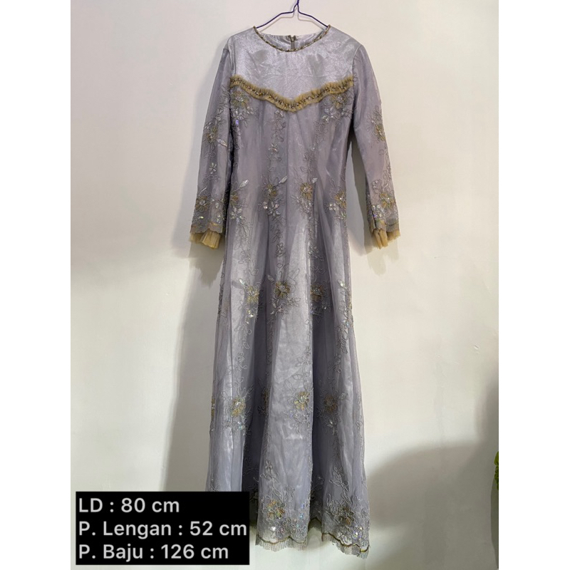 (Prelove) Dress Lengan Panjang Pendek Wanita Cewek Baju Kondangan Baju Acara