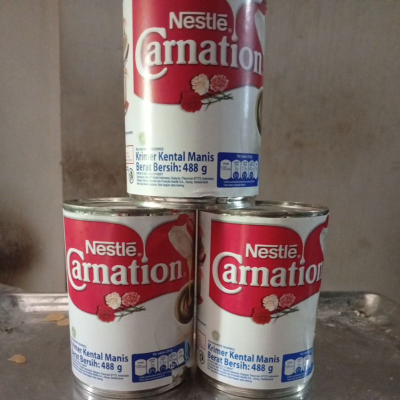 

Susu Kental Manis Kaleng Carnation 488gr