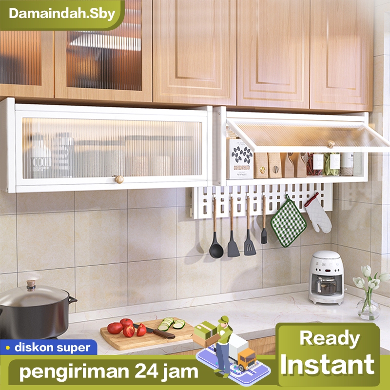 Damaindah Lemari Dapur Gantung Lemari Dinding Dapur Rak Gantung Dapur Kabinet Dapur Atas Rak Bumbu D