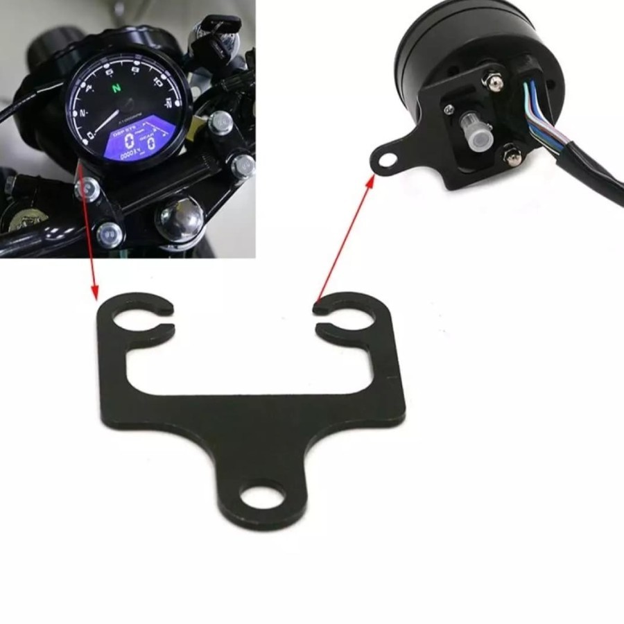 Bracket Breket Dudukan Speedometer Motor Digital universal impor
