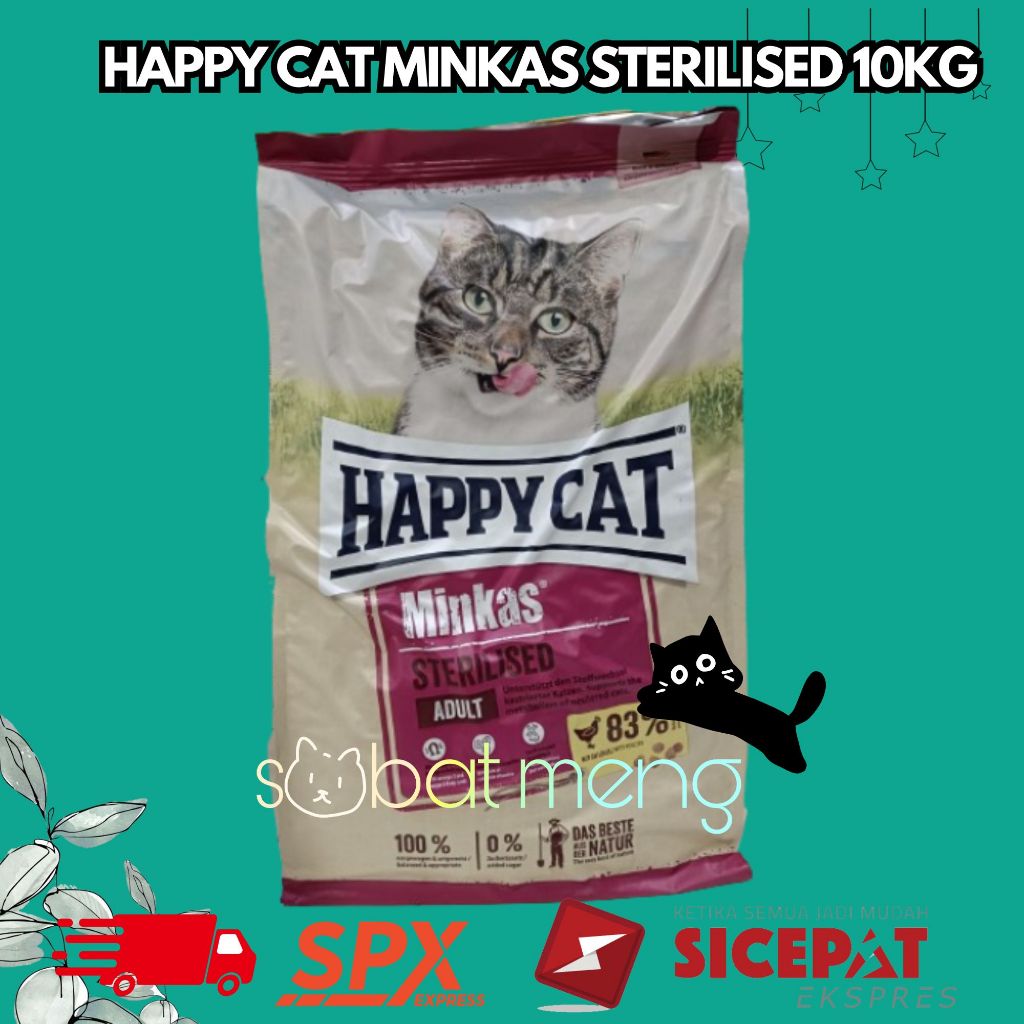 HAPPY CAT STERILISED 10KG | HAPPY CAT DRY FOOD