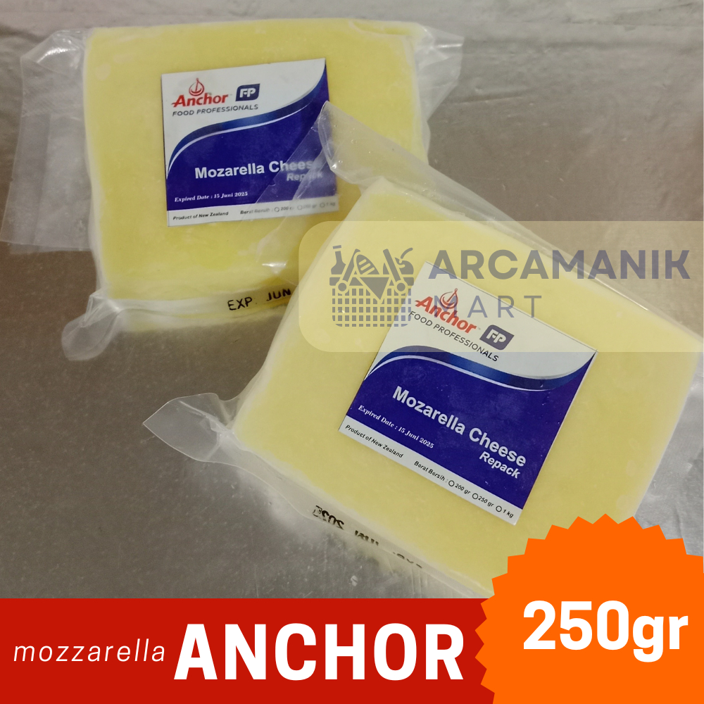 

keju mozzarella anchor 250gr fresh exp panjang halal